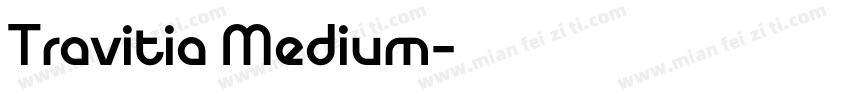 Travitia Medium字体转换